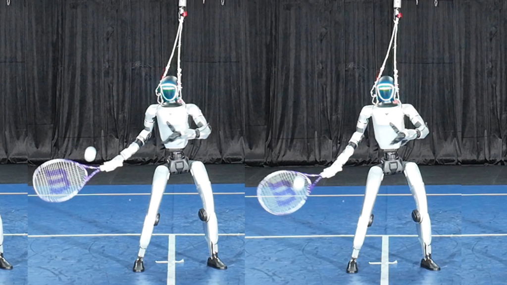 Towards Professional Tennis Styles for Humanoid Robots with Adaptive Motion Planning and Tracking